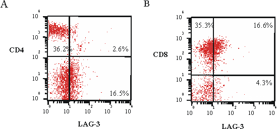 LAG-3 (human) monoclonal antibody (17B4) (FITC conjugate) Flow Cytometry