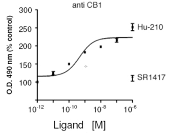 Cannabinoid receptor CB1 polyclonal antibody Membrane ELISA